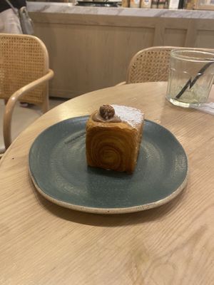 Hazelnut cruffin   at Holy Llama - Sintagma in Athens