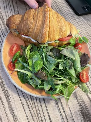 Steak croissantt  at Holy Llama - Sintagma in Athens