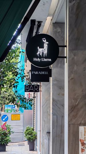 Logo at Holy Llama - Sintagma in Athens