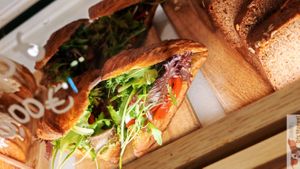 Sandwich at Holy Llama - Sintagma in Athens