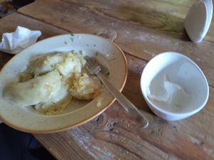 Pierogi 🥟 at Vegan House in Nagodzice