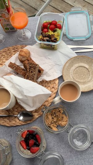 Breakfast   at Vegan House in Nagodzice