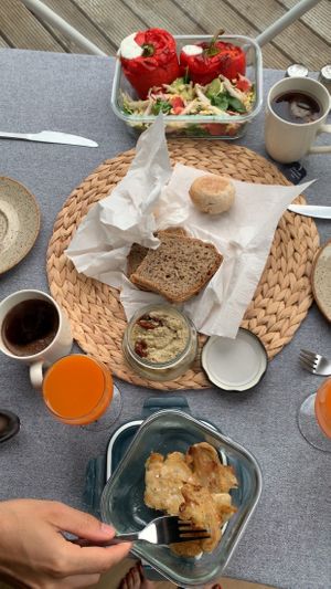 Breakfast   at Vegan House in Nagodzice