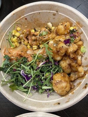 Korean BBQ Cauliflower Wings  at Malibu Wings in Denver