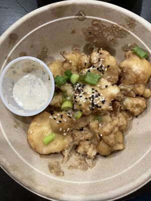 Peanut Butter Cauliflower Wings  at Malibu Wings in Denver