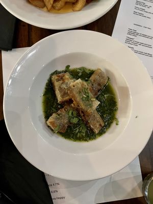 Impossible Crispy Dumplings   at Roots in Riverside