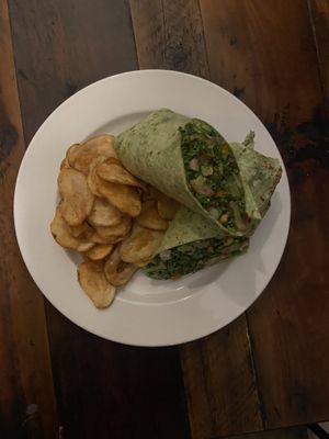 Roasted Roots Wrap  at Roots in Riverside