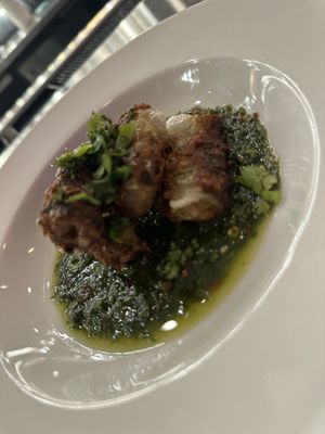 Dumplings - Impossible Lamb  at Roots in Riverside