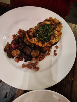 Cauliflower steak at Roots in Riverside