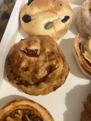 Capsicum and onion focaccia  at Pippa's Pantry in Camp Hill