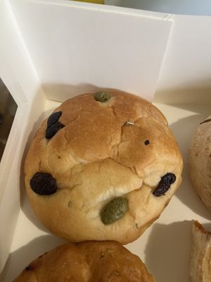 Olive and rosemary focaccia  at Pippa's Pantry in Camp Hill