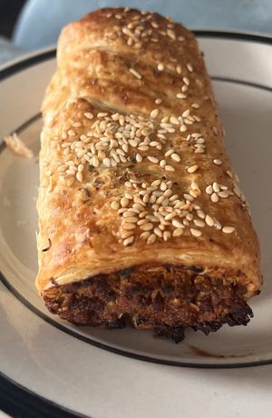 Sausage roll  at Pippa's Pantry in Camp Hill