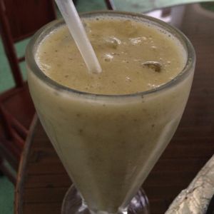 A smoothie  at Jardin Verde in Santo Domingo