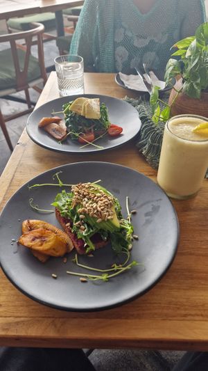 Amazing Toasts we had for breakfast at Casa Vegana in Tulum
