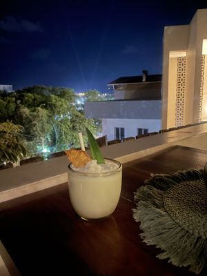 Cocktails  at Casa Vegana in Tulum