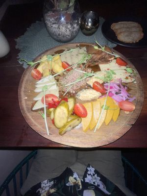 Vegan cheese board, must try. Amazing flavours and combos  at Casa Vegana in Tulum