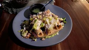 Flautas  at Casa Vegana in Tulum