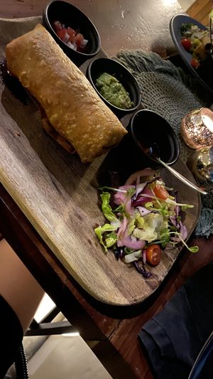 Chimichanga  at Casa Vegana in Tulum