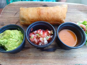 Chimichanga at Casa Vegana in Tulum