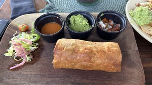 Chimichanga   at Casa Vegana in Tulum