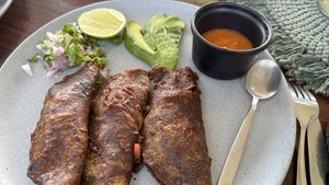 Tacos  at Casa Vegana in Tulum