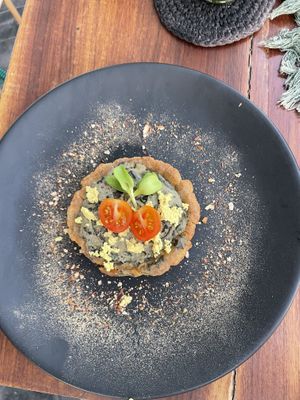 Vegan Quiche Lorraine 🫶🏽  at Casa Vegana in Tulum