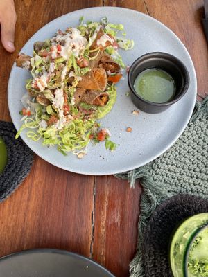 Flautas!  at Casa Vegana in Tulum