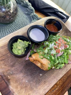 Chimichanga   at Casa Vegana in Tulum