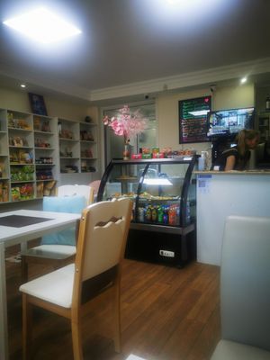 A small but welcoming place with friendly staff at Vegan House in Ulaanbaatar