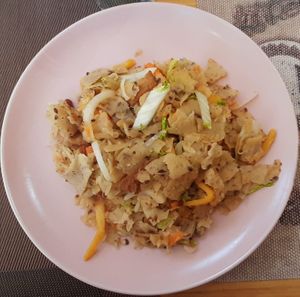 Tsuivan at Vegan House in Ulaanbaatar