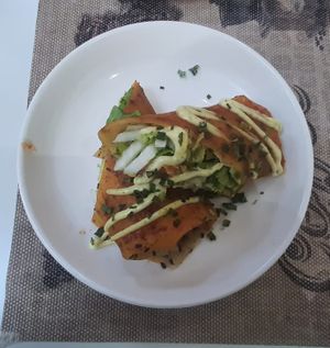 Wrap at Vegan House in Ulaanbaatar