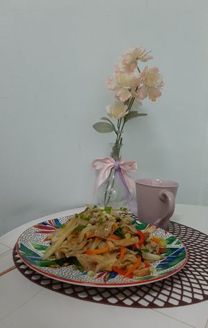 Tsuivan at Vegan House in Ulaanbaatar