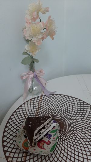 Cake at Vegan House in Ulaanbaatar