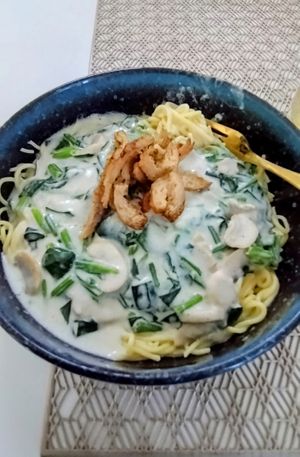 Pasta at Vegan House in Ulaanbaatar