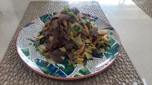 *Tsuivan* at Vegan House in Ulaanbaatar