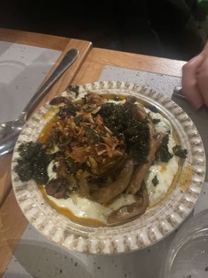 Oyster mushrooms   at Maray in Manchester