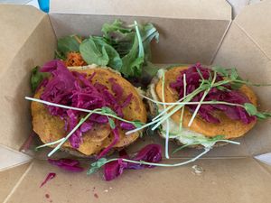 Open Face Bagel Sandwich at The Uprooted Kitchen in Gilbert