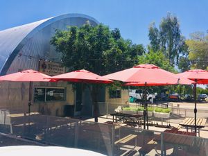 Outdoor seating  at The Uprooted Kitchen in Gilbert