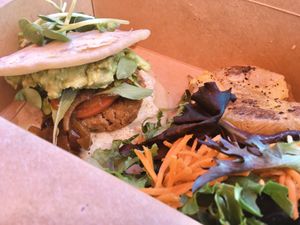 The Tempeh Breakfast Sandwich  at The Uprooted Kitchen in Gilbert