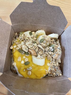 Mango breakfast crepe   at The Uprooted Kitchen in Gilbert