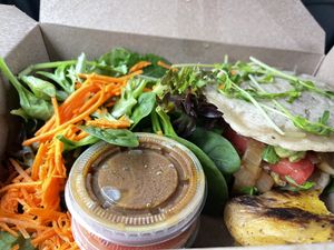 Tempeh Breakfast Sandwich  at The Uprooted Kitchen in Gilbert
