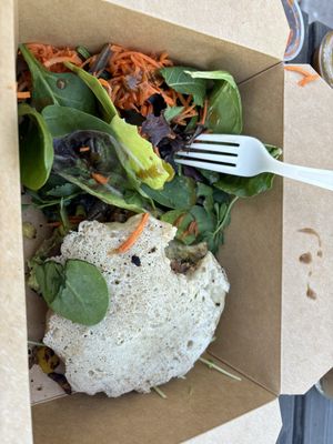 Tempeh breakfast sandwich .  at The Uprooted Kitchen in Gilbert