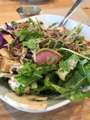 soba salad, delicious  at The Uprooted Kitchen in Gilbert