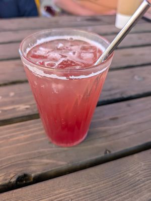 Basil Hibiscus Tonic at The Uprooted Kitchen in Gilbert