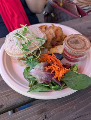 Tempeh Breakfast Sandwich at The Uprooted Kitchen in Gilbert