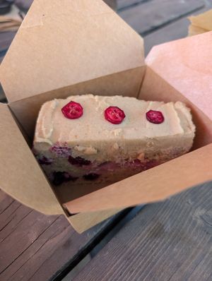 Cranberry Cake at The Uprooted Kitchen in Gilbert