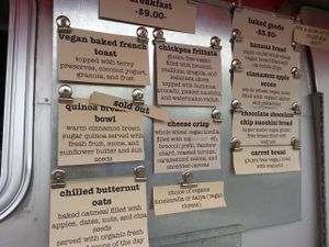 daily menu at The Uprooted Kitchen in Gilbert