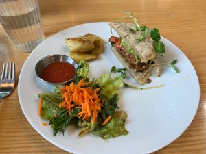 Tempeh Breakfast Sandwich at The Uprooted Kitchen in Gilbert