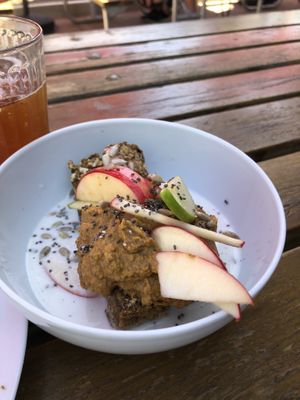 The pumpkin oatmeal special was amazing!! at The Uprooted Kitchen in Gilbert