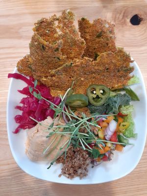 Raw nachos at The Uprooted Kitchen in Gilbert